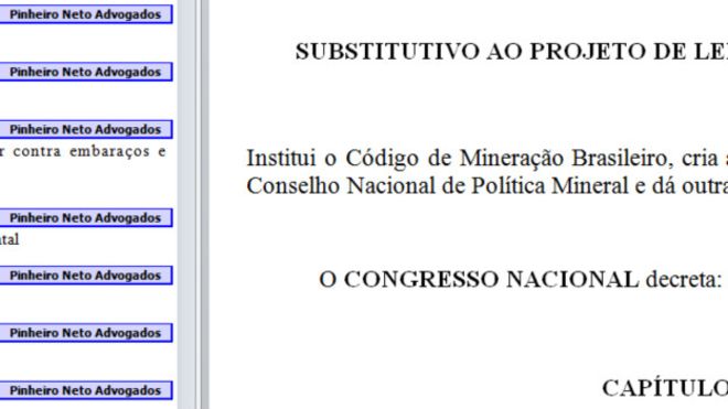 Dados criptográficos revelam que texto foi criado em um laptop do escritório Pinheiro Neto, que defende Vale e BHP, e modificado por um de seus sócios, o advogado Carlos Vilhena